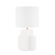Hudson Valley L1607-AGB/CSW - 1 LIGHT TABLE LAMP