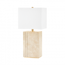 Hudson Valley L1619-AGB - 1 LIGHT TABLE LAMP