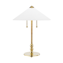 Hudson Valley L1395-AGB - 2 LIGHT TABLE LAMP