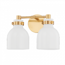 Mitzi by Hudson Valley Lighting H649302-AGB - 2 Light Bath Sconce