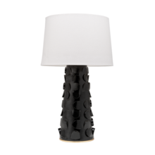 Mitzi by Hudson Valley Lighting HL335201-BLK/GL - 1 Light Table Lamp