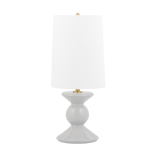 Mitzi by Hudson Valley Lighting HL451201-GRY - 1 Light Table Lamp