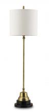 Currey 6472 - Messenger Brass Table Lamp