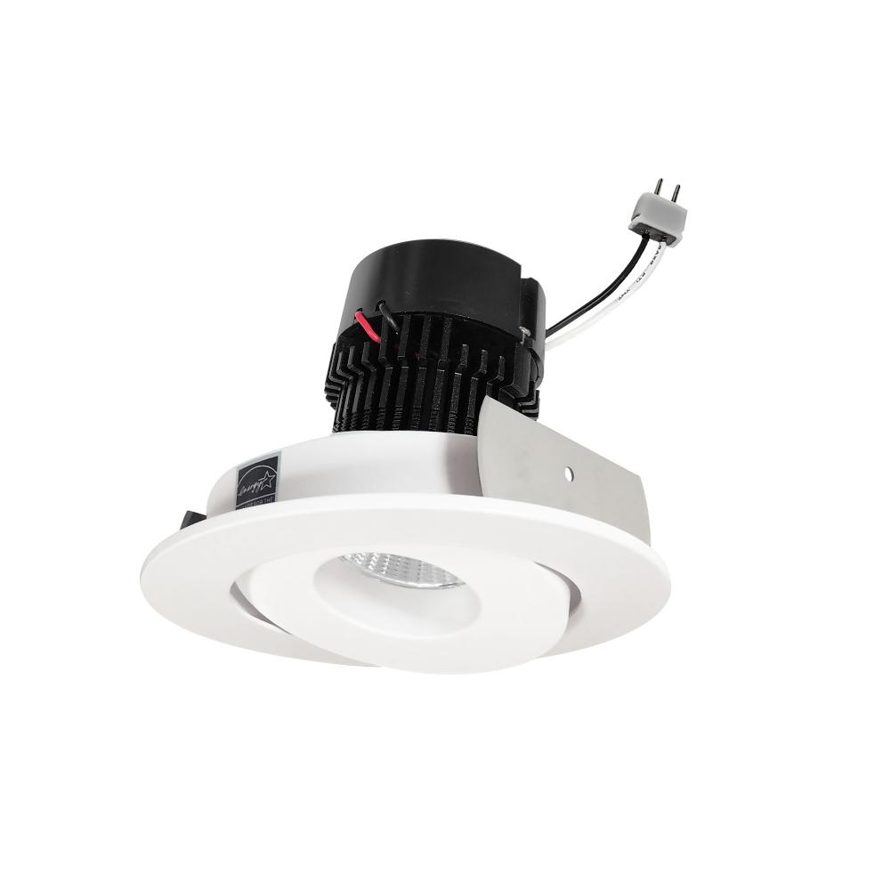 4&#34; Pearl Low Voltage LED Round Adjustable Gimbal Retrofit, 600lm / 11W, Comfort Dim, White