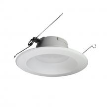  NOXAC-5631TWWW - 5"/6" AC Onyx LED Retrofit Reflector, Selectable CCT, 1150lm / 16.5W, White finish