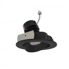  NPRLV-4RC30XBB - 4" Pearl Low Voltage LED Round Adjustable Cone Retrofit, 1200lm / 11W, 3000K, Black Reflector /