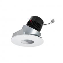  NPRLV-4RPHA30XHZMPW - 4" Pearl Low Voltage LED Round Adjustable Pinhole Retrofit, 950lm / 11W, 3000K, Haze Pinhole /