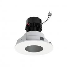  NPRLV-4RPH40XHZMPW - 4" Pearl Low Voltage LED Round Pinhole Retrofit, 950lm / 11W, 4000K, Haze Pinhole / Matte Powder