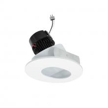  NPRLV-4RSLCDXMPW - 4" Pearl Low Voltage LED Round Adjustable Slot Aperture Retrofit, 600lm / 11W, Comfort Dim,