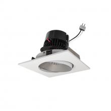  NPRLV-4SC30XHZMPW - 4" Pearl Low Voltage LED Square Adjustable Cone Retrofit, 1200lm / 11W, 3000K, Haze Reflector /