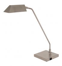 House of Troy NEW250-SN - Newbury Table Lamps in Satin Nickel with USB Port