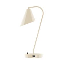 Montclair Light Works TLC415-16-L10 - 23&#34; J-Series LED Table Lamp, Cream