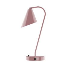 Montclair Light Works TLC415-20-L10 - 23&#34; J-Series LED Table Lamp, Mauve