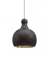  1XT-FELIX-LED-BR - Besa, Felix Cord Pendant, Bronze Finish, 1x9W LED