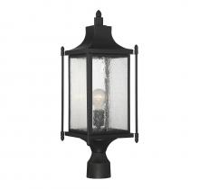 Savoy House 5-3454-BK - Dunnmore 1-Light Outdoor Post Lantern in Black