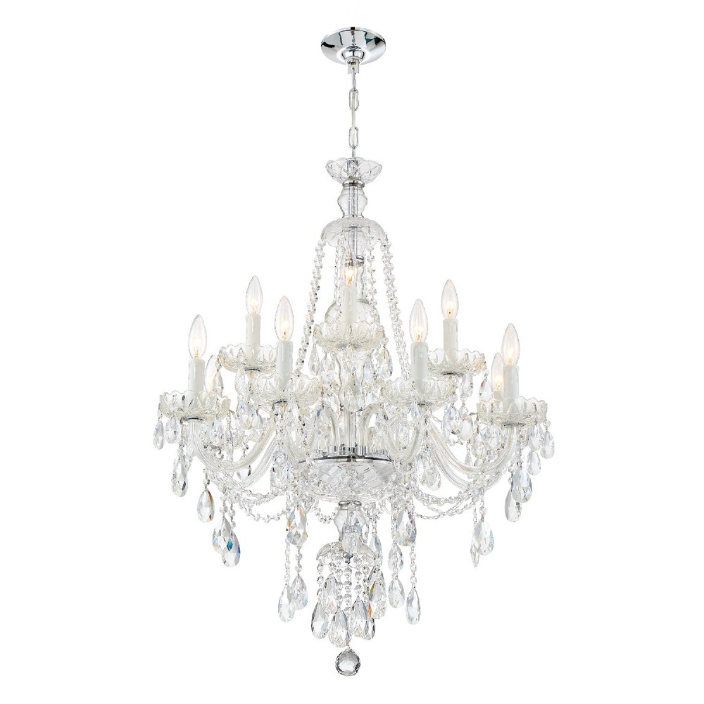 Candace 12 Light Spectra Crystal Polished Chrome Chandelier