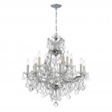 Crystorama 4412-CH-CL-S - Maria Theresa 13 Light Swarovski Strass Crystal Polished Chrome Chandelier