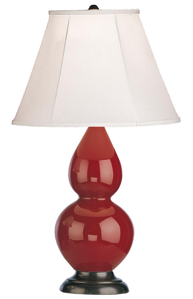 Oxblood Small Double Gourd Accent Lamp