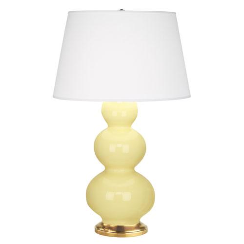 Butter Triple Gourd Table Lamp