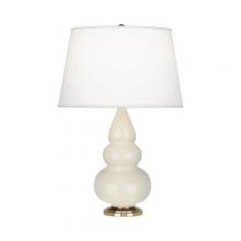  254X - Bone Small Triple Gourd Accent Lamp