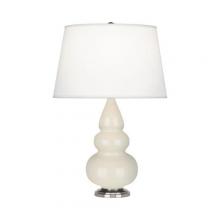  294X - Bone Small Triple Gourd Accent Lamp