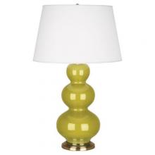 Robert Abbey CI40X - Citron Triple Gourd Table Lamp