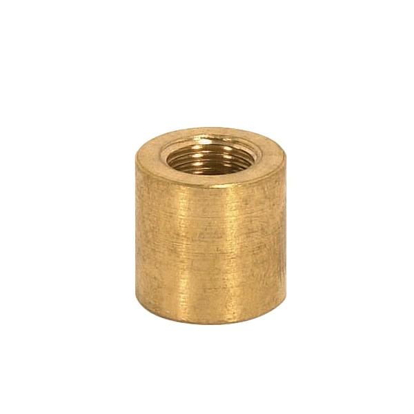 Brass Coupling; Unfinished; 5/8" Long; 5/8" Diameter; 1/8 F x 1/4 F