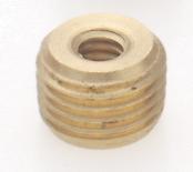 Brass Reducing Bushing; Unfinished; 1/8 M x 1/4-27 F