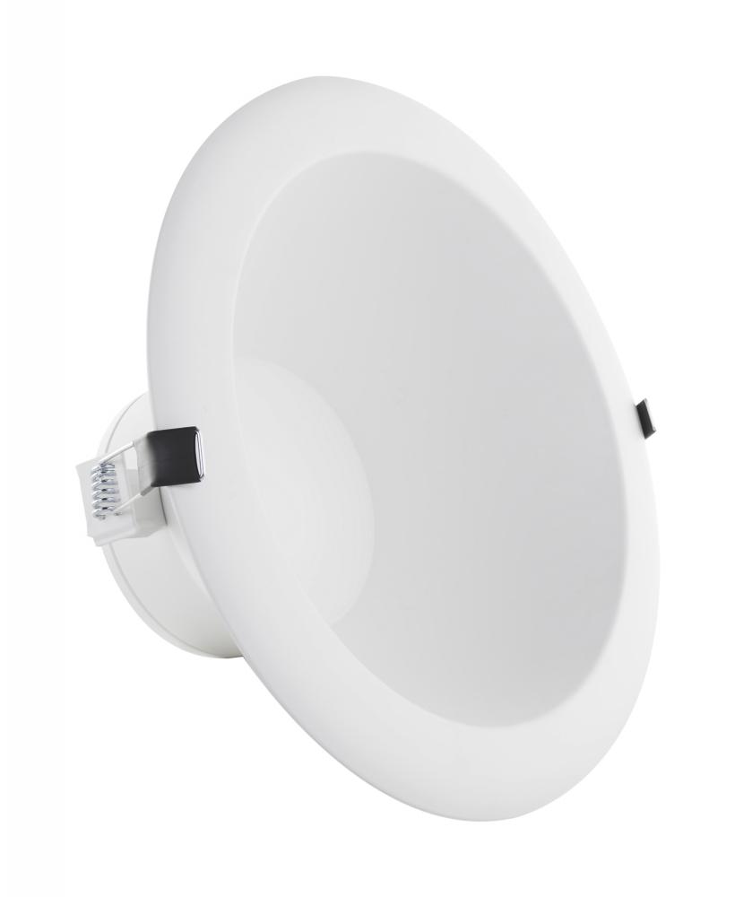 32 Watt Commercial LED Downlight; 8 in.; Color Adjustable; Lumen Adjustable; 120-277 volt