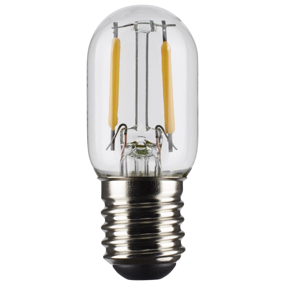 3 Watt T6.5 LED; Clear; Intermediate base; 90 CRI; 2700K