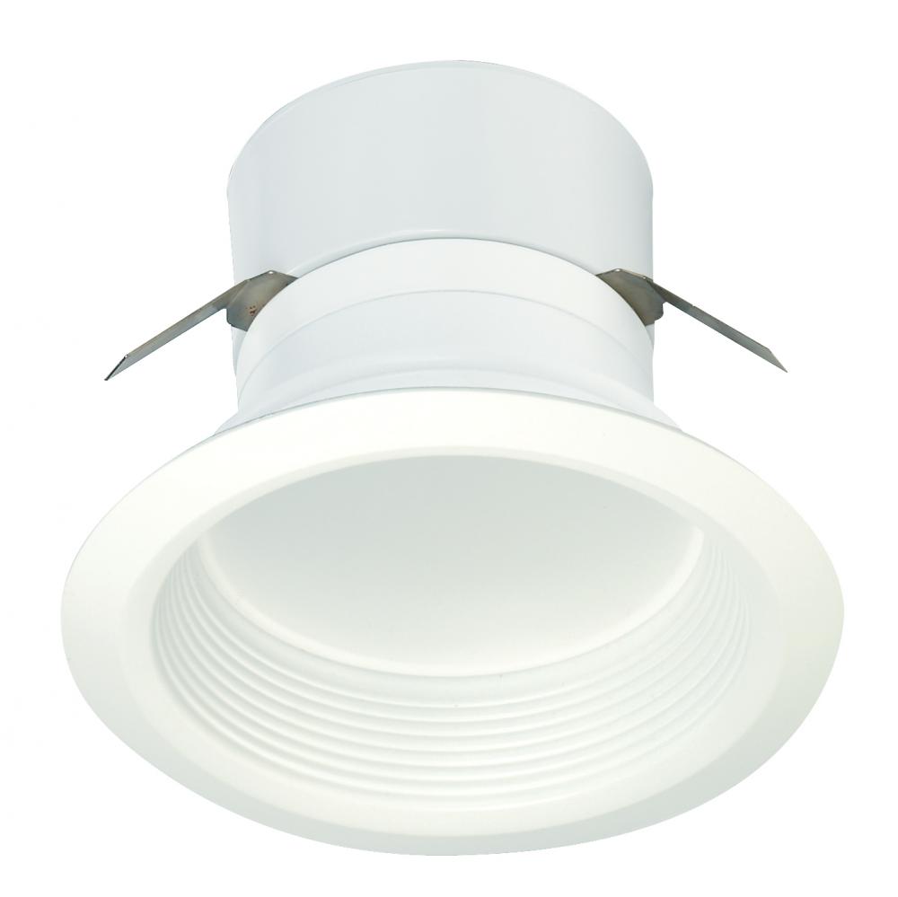 Discontinued - 10 watt LED Downlight Retrofit Kit; 4" Baffle; 3000K; Medium base; 120 volts;