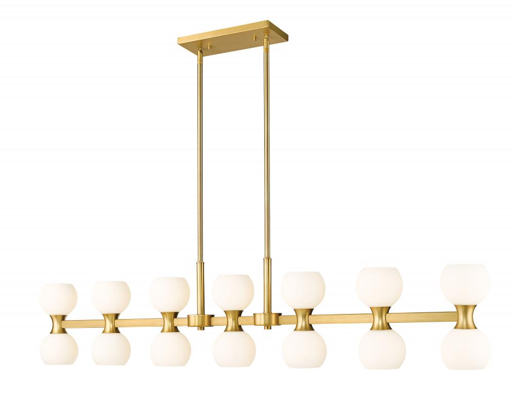 14 Light Linear Chandelier