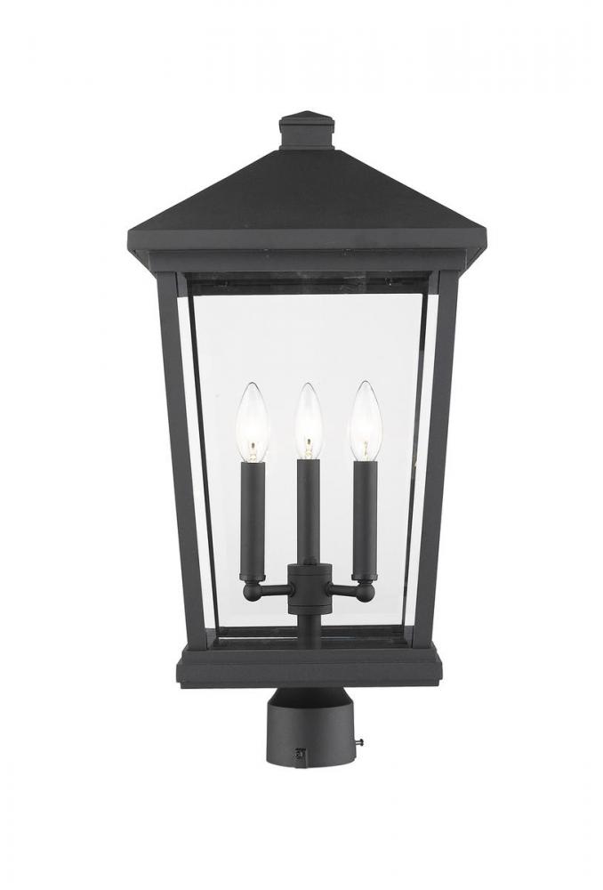 3 Light Outdoor Post Mount Fixture