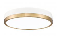 Z-Lite 1006F16-MW-MGLD-LED - 1 Light Flush Mount