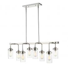 Z-Lite 617-8L-PN - 8 Light Linear Chandelier