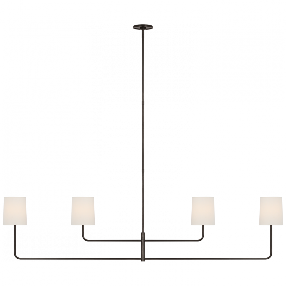 Go Lightly 70" Four Light Linear Chandelier