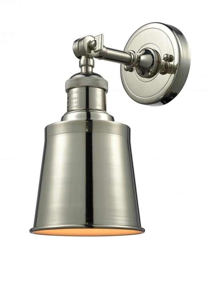 Addison - 1 Light - 5 inch - Polished Nickel - Sconce