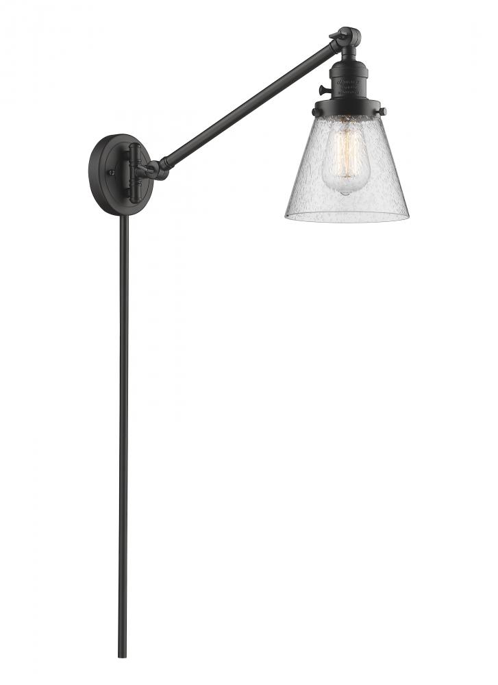 Cone - 1 Light - 8 inch - Oil Rubbed Bronze - Swing Arm