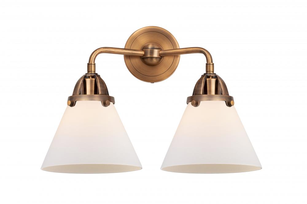 Cone - 2 Light - 16 inch - Antique Copper - Bath Vanity Light