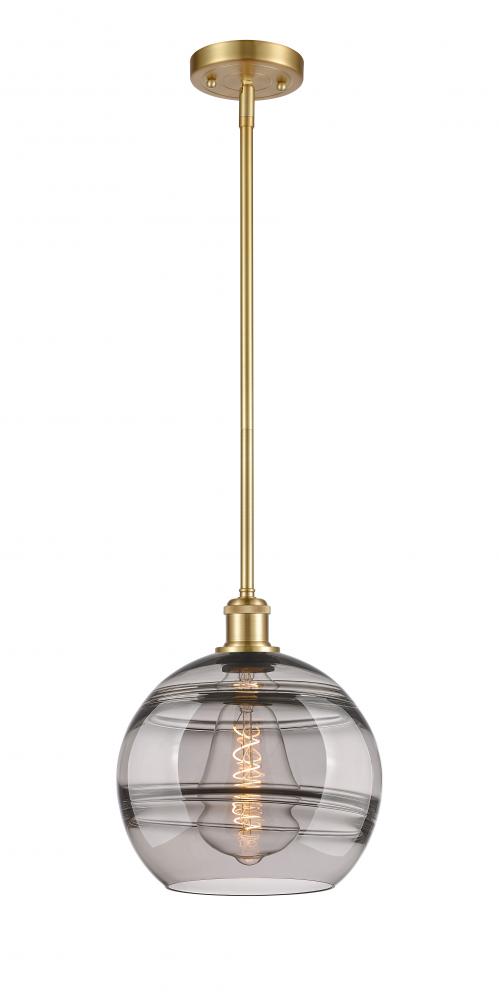 Rochester - 1 Light - 10 inch - Satin Gold - Mini Pendant