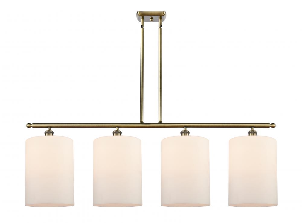 Cobbleskill - 4 Light - 48 inch - Antique Brass - Cord hung - Island Light