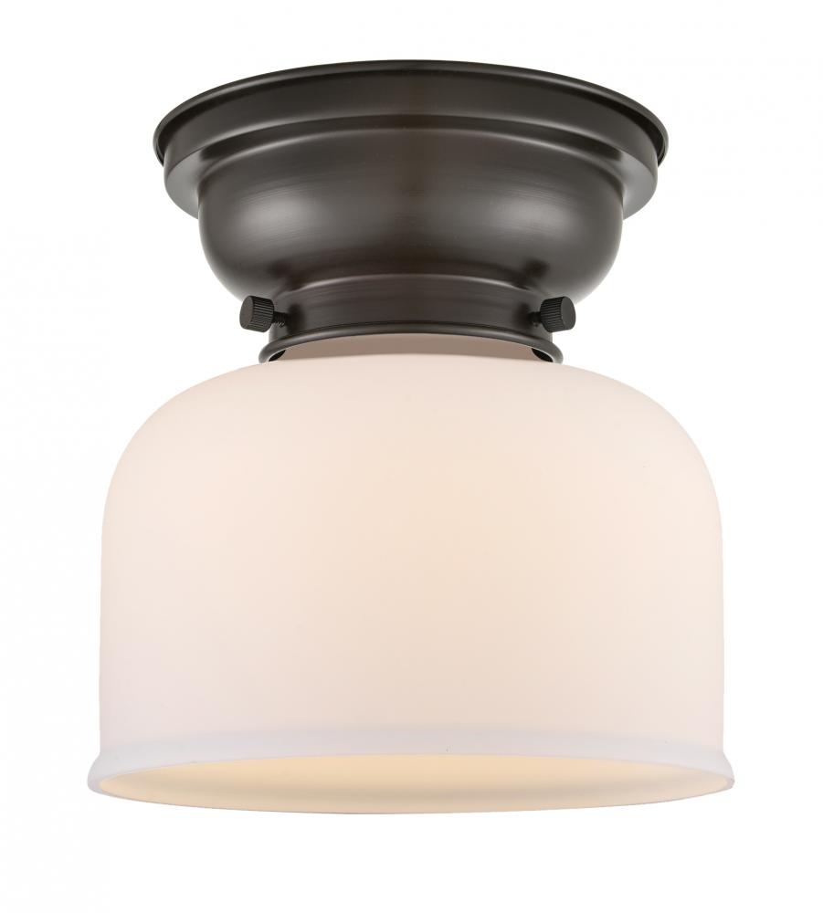 Bell - 1 Light - 8 inch - Oil Rubbed Bronze - Flush Mount