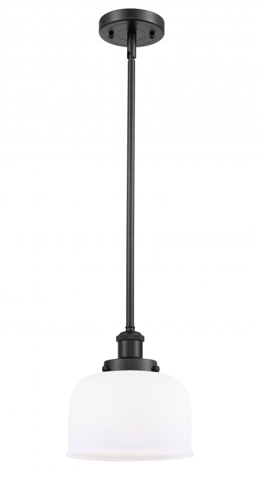 Bell - 1 Light - 8 inch - Matte Black - Mini Pendant