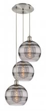 Innovations Lighting 113B-3P-SN-G556-10SM - Rochester - 3 Light - 17 inch - Brushed Satin Nickel - Cord hung - Multi Pendant