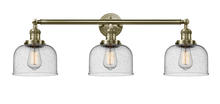 Innovations Lighting 205-AB-G74-LED - Bell - 3 Light - 32 inch - Antique Brass - Bath Vanity Light