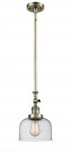 Innovations Lighting 206-AB-G74-LED - Bell - 1 Light - 8 inch - Antique Brass - Stem Hung - Mini Pendant