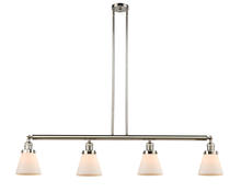 Innovations Lighting 214-PN-G61 - Cone - 4 Light - 51 inch - Polished Nickel - Stem Hung - Island Light