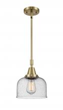 Innovations Lighting 447-1S-AB-G74-LED - Bell - 1 Light - 8 inch - Antique Brass - Mini Pendant