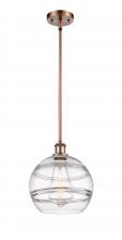 Innovations Lighting 516-1S-AC-G556-10CL - Rochester - 1 Light - 10 inch - Antique Copper - Mini Pendant