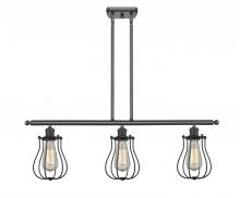 Innovations Lighting 516-3I-BK-CE513-BK - Muselet - 3 Light - 36 inch - Matte Black - Cord hung - Island Light